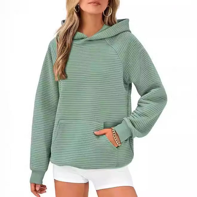 Women's Casual Hooded Fashion Sweatshirt Long Sleeve Sweaters