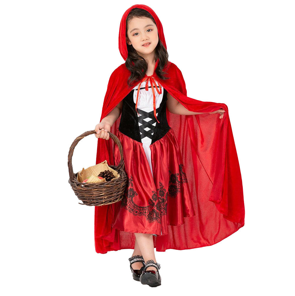 Costumes de spectacle artistique du Petit Chaperon rouge pour femmes